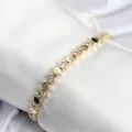 BUĞZ Pirinç VIP Seri Gold Renk Petek Model Kadın Bileklik