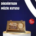 BUĞZ Piyano Tasarım Müzik Kutusu Balerin Figürü ve Takı Bölmeli