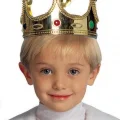 BUĞZ Plastik Kral Tacı Altın Renk Çocuk Boy