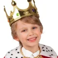 BUĞZ Plastik Kral Tacı Altın Renk Çocuk Boy