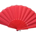 BUĞZ Plastik Kumaş Yelpaze 12li Kırmızı