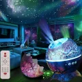 BUĞZ Plastik pembe elektrikli masa ve gece lambası bluetooth hoparlörlü gökyüzü projektörlü
