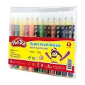 BUĞZ Play-Doh 12 Renk Üçgen Fırça Uçlu Kalem Pp Kutu