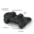 BUĞZ Playstation 3 uyumlu siyah bluetooth joystick, kablosuz bağlantı, 2 yıl garantili