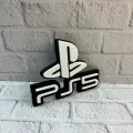 BUĞZ PlayStation 5 Logo Duvar Dekoru Minimal Tasarım 16×12 cm
