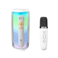BUĞZ Pluse 6 Mikrofonlu Rgb Kablosuz Hoparlör - Beyaz