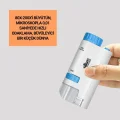  PMMA Optik Lensli Kompakt Taşınabilir Mikroskop