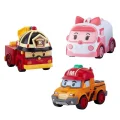  POLI ZR-913 Robocar Poli Gogo City Seri Ambar,Roy,Mark Oyun Seti
