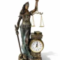 BUĞZ Polyester Saatli Adalet Figürü Alk4416