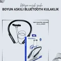 BUĞZ Polygold PG-100 Boyun Askılı Kablosuz Kulaklık – 200 Saat Bekleme Süresi, Stereo Ses, Mikrofonlu - BUĞZ