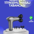 BUĞZ Portatif Şarjlı Masaj Tabancası 4 Başlık Derin Doku Masaj Aleti