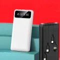 BUĞZ Powerbank 20.000 Mah LCD Ekran USB Lightning Type-C Uyumlu İOS ve Android