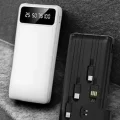 BUĞZ Powerbank 20.000 Mah LCD Ekran USB Lightning Type-C Uyumlu İOS ve Android - BUĞZ