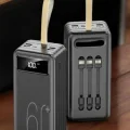 BUĞZ Powerbank 60.000 MAH 4 Portlu Uzun Şarj Süreli Dijital Göstergeli