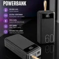 BUĞZ Powerbank 60.000 Mah Hızlı Şarj 4 Çıkışlı Uzun Şarj Süreli Dijital Göstergeli