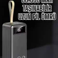 BUĞZ Powerbank 60.000 Mah Hızlı Şarj 4 Çıkışlı Uzun Şarj Süreli Dijital Göstergeli