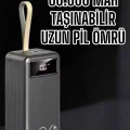 BUĞZ Powerbank 60.000 Mah Hızlı Şarj 4 Çıkışlı Uzun Şarj Süreli Dijital Göstergeli - BUĞZ