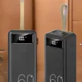 BUĞZ Powerbank 60.000 Mah Hızlı Şarj 4 Çıkışlı Uzun Şarj Süreli Dijital Göstergeli - Lisinya