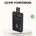 BUĞZ Powerbank Hızlı Şarj 10000 mAh Dahili Kablo