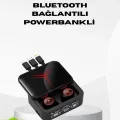 BUĞZ Powerbank Özellikli Bluetooth Kablosuz Kulaklık – Dokunmatik Kontrol, Uzun Pil Ömrü, Ergonomik Tasarım