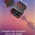  Powerbank Özellikli Bluetooth Kulaklık ve Nabız Ölçer Akıllı Saat Bileklik Hediyeli