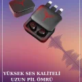 BUĞZ Powerbank Özellikli Bluetooth Kulaklık ve Nabız Ölçer Akıllı Saat Bileklik Hediyeli - BUĞZ