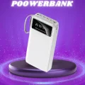  Powerbank Şarj Cihazı 4 Çıkışlı 20.000 MAH Powerbank Taşınabilir Çoklu Giriş