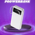 BUĞZ Powerbank Şarj Cihazı 4 Çıkışlı 20.000 MAH Powerbank Taşınabilir Çoklu Giriş - Lisinya