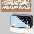 BUĞZ Powerbankli Bluetooth Kulaklık Yüksek Ses Aynalı Çift Dijital Gösterge Ekranı