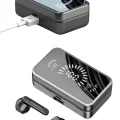 BUĞZ Powerbankli Bluetooth Kulaklık Yüksek Ses Aynalı Çift Dijital Gösterge Ekranı