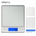 BUĞZ Pratik Dijital Hassas Mutfak Terazisi Hassas Tartı 2000 Gr./0.1 Gr. Hassasiyet