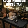 BUĞZ Pratik Katlanabilir Masa Kamp Piknik Bahçe ve Karavan Kullanımına Uygun