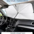 BUĞZ Pratik Ön Cam Güneşliği – Geniş Kapsama Alanı, Kolay Saklama Yeni Nesil