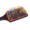 BUĞZ Pratik Renkli Uçlu Plastik Saç Fırçası Tarağı Ergonomik Tarak Bx40