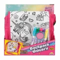  Pretty Pinky Boyanabilir Desenli Unicorn Sırt Çantası