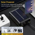 BUĞZ Pro F-3003 Alüminyum Pm10-tg Led Type-c Powerbank Ve Solar Şarjlı Kamp Kafa Feneri