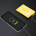 BUĞZ Pro F-3003 Alüminyum Pm10-tg Led Type-c Powerbank Ve Solar Şarjlı Kamp Kafa Feneri