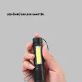 BUĞZ Profesyonel 4 Modlu Şarjlı El Feneri | 1300 mAh Batarya | Cree LED Teknolojisi