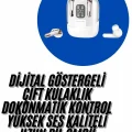  Profesyonel Dijital Göstergeli Düşük Gecikme Bluetooth Kulaklık Çift Kulaklık