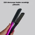 BUĞZ Profesyonel İyon Teknolojili Saç Düzleştirici – 220°C Hızlı Isınma ve LED Ekranlı Tasarım