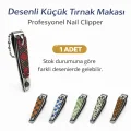 BUĞZ Profesyonel Küçük Tırnak Makası Desenli Nail Clipper 1 Adet