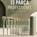BUĞZ Profesyonel Makyaj Fırça Seti 13 Parça Yumuşak Kıllı Fırça Seti Far Fırçası