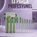 BUĞZ Profesyonel Makyaj Fırça Seti Yumuşak Kıllı Taşınabilir Çantalı