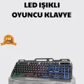 BUĞZ Profesyonel Oyuncu Klavye Mouse Seti – RGB Işıklı, Türkçe Q, DPI Ayarlı, Dayanıklı Gövde