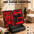 BUĞZ Profesyonel Paslanmaz Çelik Manikür & Pedikür Seti Yeni Nesil
