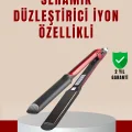 BUĞZ Profesyonel Saç Düzleştirici – 360° Döner Kablo ve Kompakt Tasarım