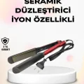 BUĞZ Profesyonel Titanyum Saç Düzleştirici – Ayarlanabilir Isı ve Hızlı Isınma Özellikli