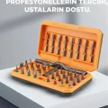 BUĞZ Profesyonel Tornavida Seti 40 Parça Çok Uçlu Kapsamlı Tamir Seti Gri