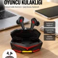 BUĞZ Profesyonel TWS Işıklı Kablosuz Bluetooth Kulaklık Oyuncu Kulaklığı Yeni Nesil