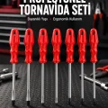 BUĞZ Profesyonel ve Günlük Kullanıma Uygun 7li Tornavida Seti